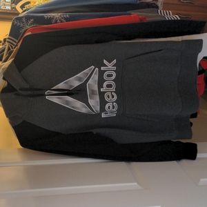 REEBOK Grey/Black Hoodie-M